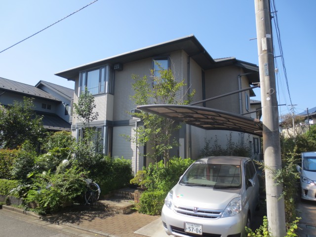 埼玉県川越市　外壁塗装・屋根塗装ビフォア写真