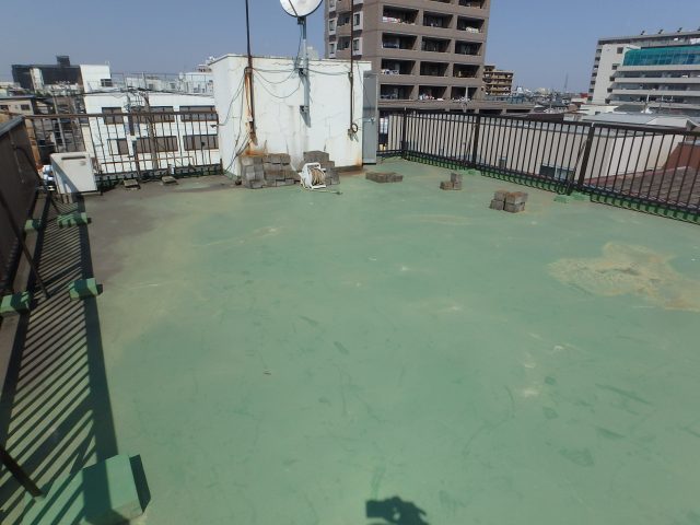 埼玉県川口市　外壁塗装　防水工事ビフォア写真