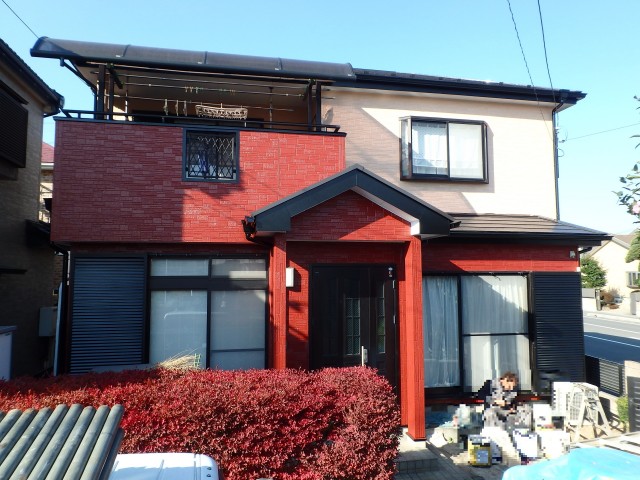 埼玉県桶川市　外壁塗装・屋根塗装・シーリング工事アフター写真